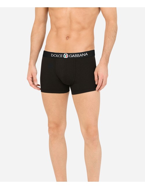 Boxer in cotone strech n60022 o0020 nero