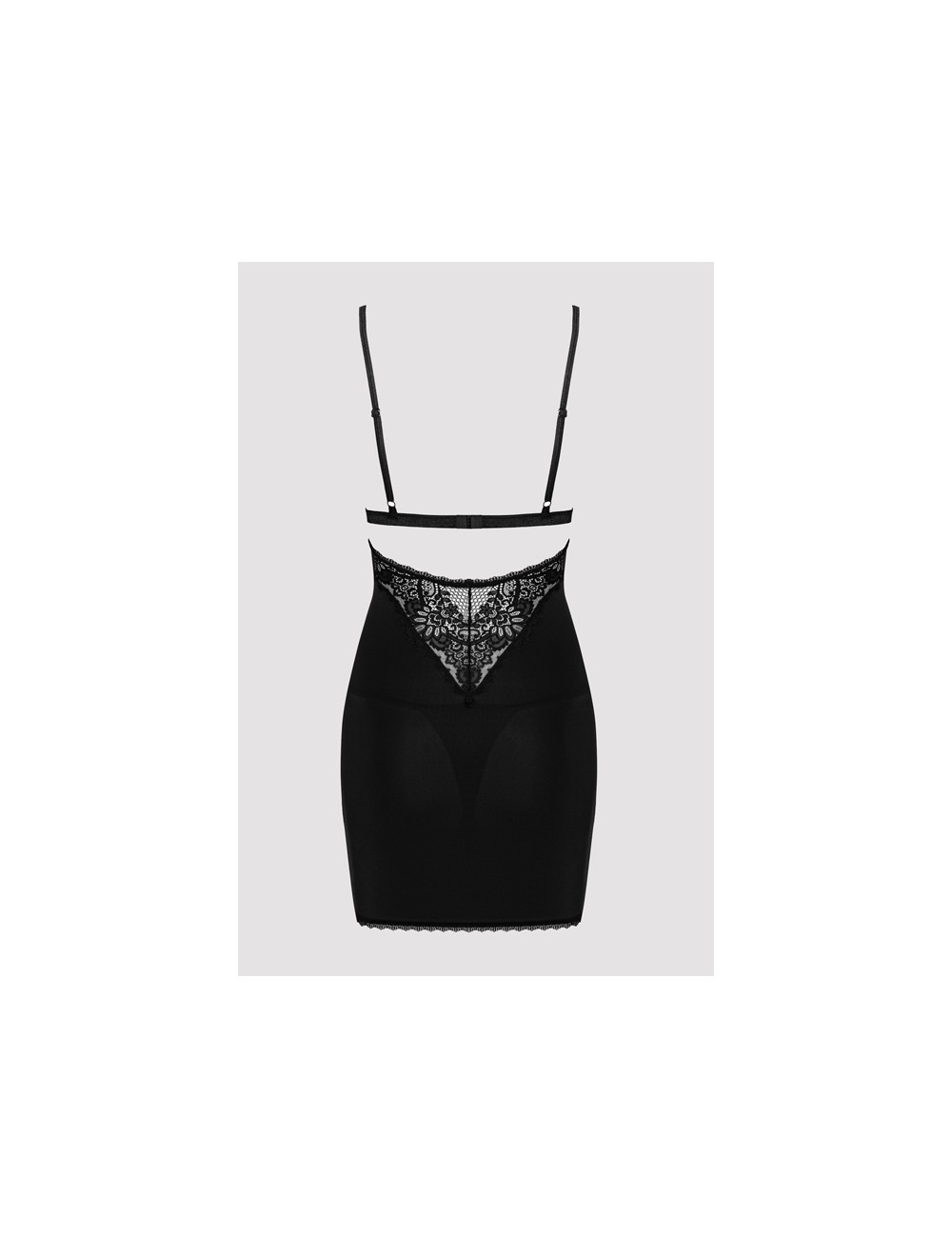 Obsessive lingerie - madderis sexy chemise con perizoma mod. olga 1300 nero Obsessive lingerie - madderis sexy chemise con perizoma mod. olga 1300 nero