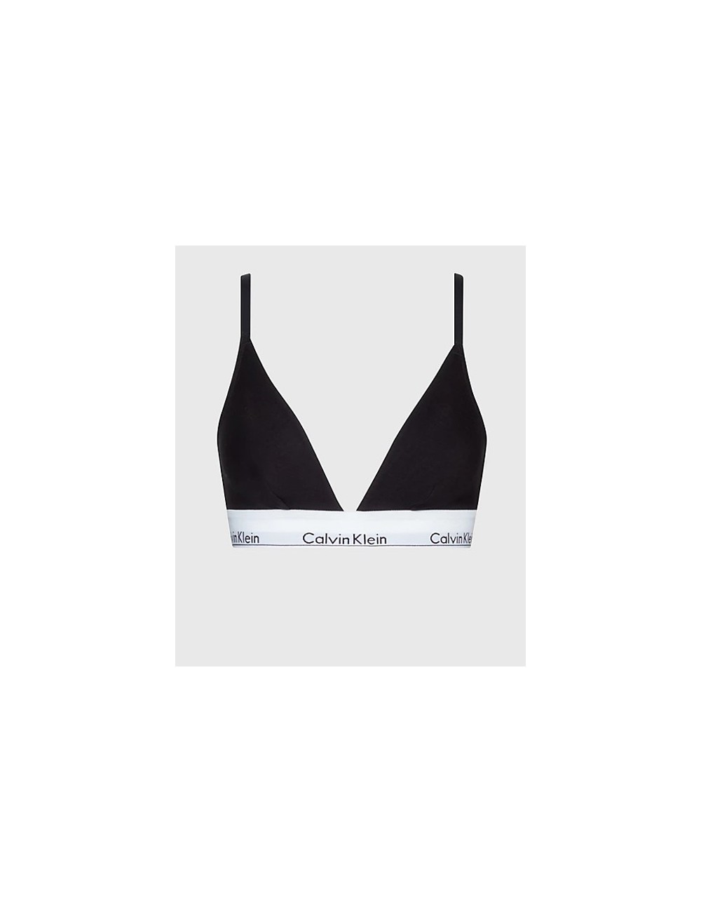 Ck - reggiseno a triangolo - modern cotton 000qf1061e 001 nero Ck - reggiseno a triangolo - modern cotton 000qf1061e 001 nero