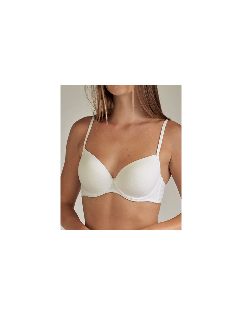 Parisblue - reggiseno balconcino in cotone 117954 elen bianco Parisblue - reggiseno balconcino in cotone 117954 elen bianco