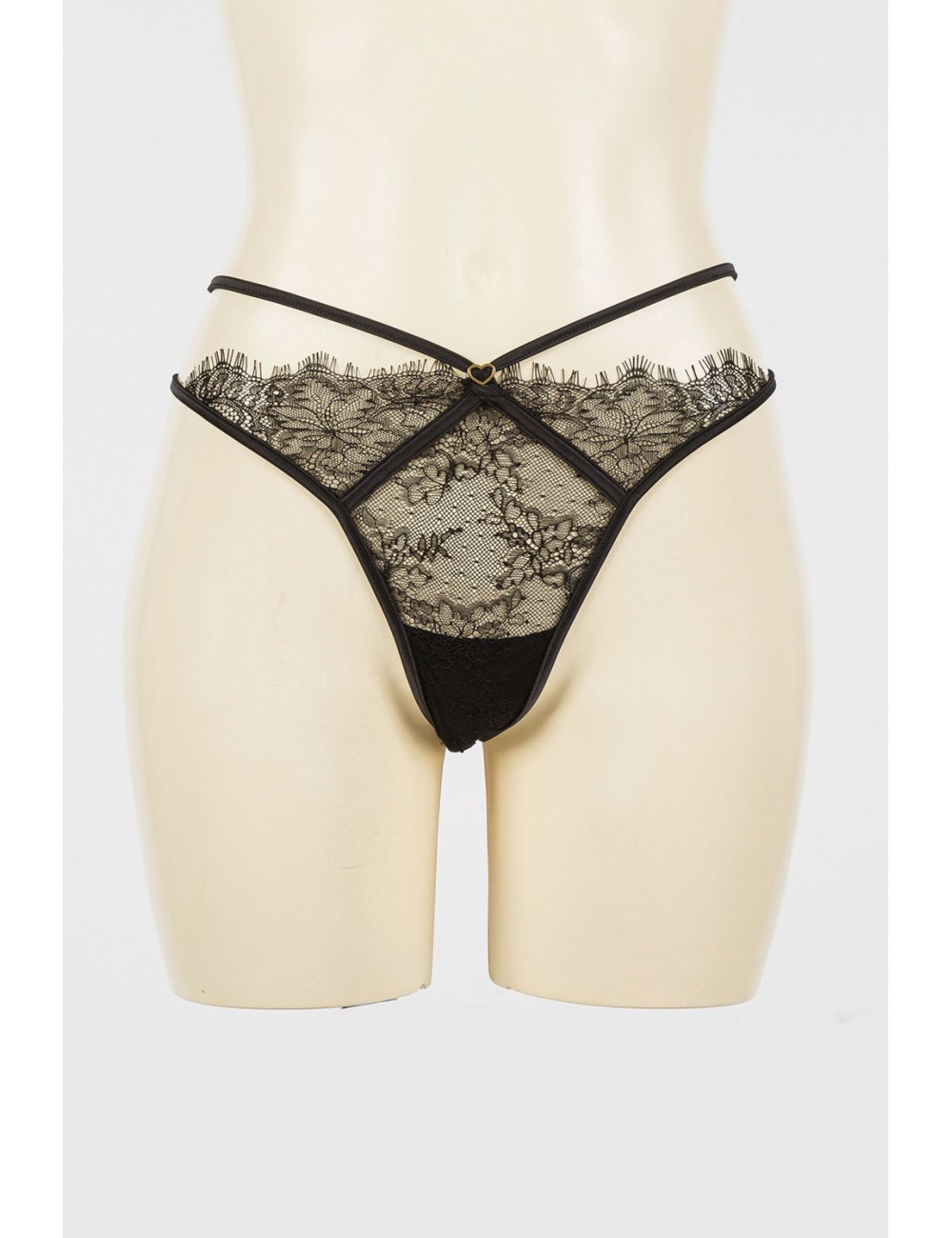 Twinset - slip perizoma in pizzo nero 242ll6j88 00006 Twinset - slip perizoma in pizzo nero 242ll6j88 00006