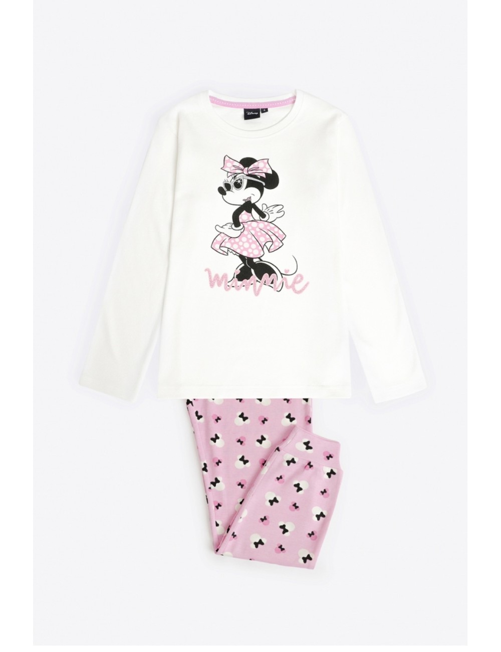 Disney- pigiama tween chic minnie 62266 ecru Disney- pigiama tween chic minnie 62266 ecru