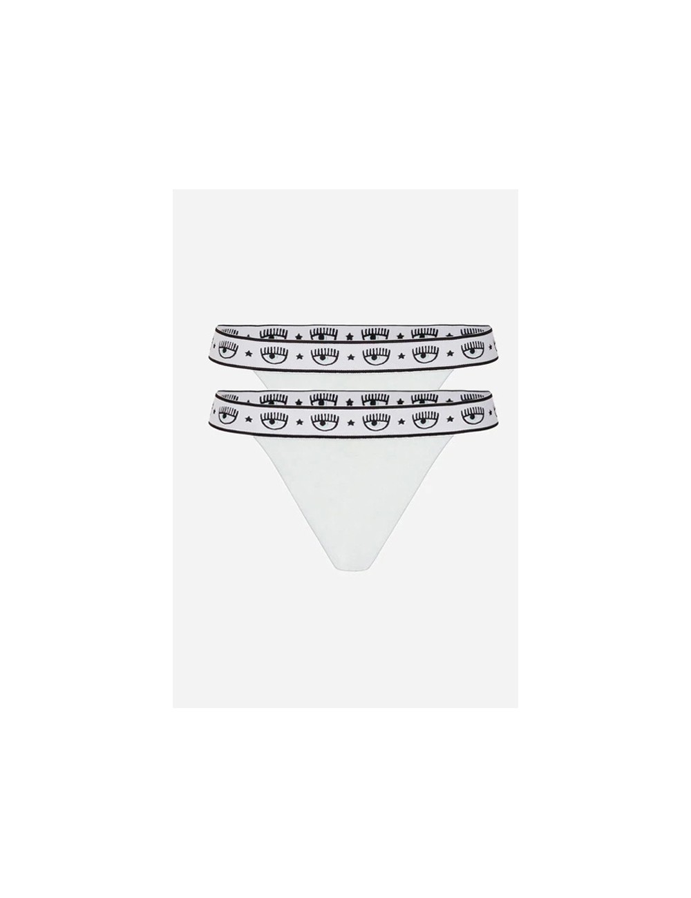 Chiaraferragni - perizoma bipack logomania 4703 3224 0001 bianco Chiaraferragni - perizoma bipack logomania 4703 3224 0001 bianco