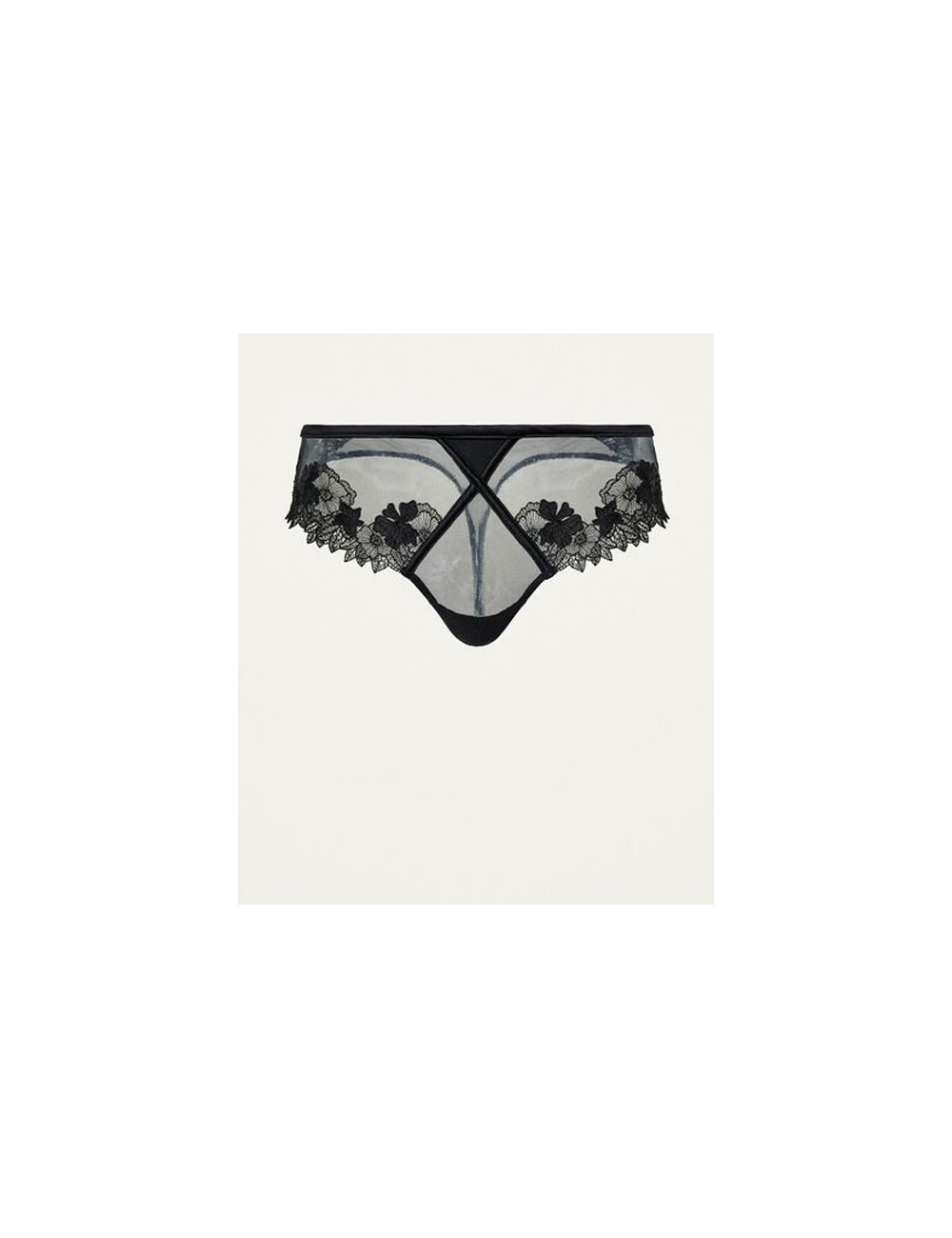 Twinset - slip brasiliano nero 212ll6f66 00006 Twinset - slip brasiliano nero 212ll6f66 00006