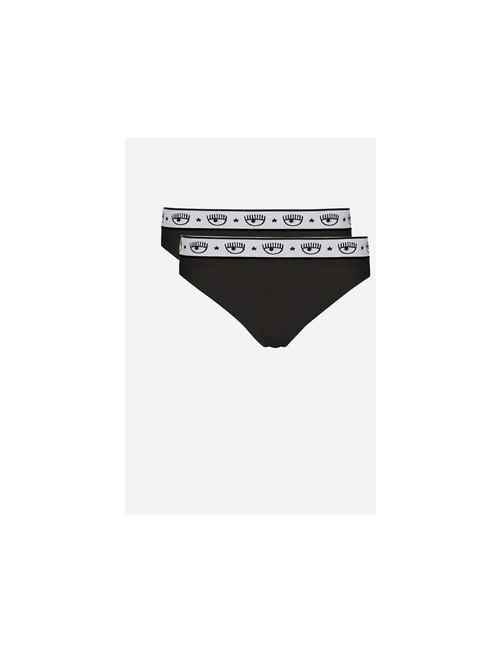 Chiaraferragni - slip brasiliano bipack logomania 4704 3224 0555 nero Chiaraferragni - slip brasiliano bipack logomania 4704 3224 0555 nero