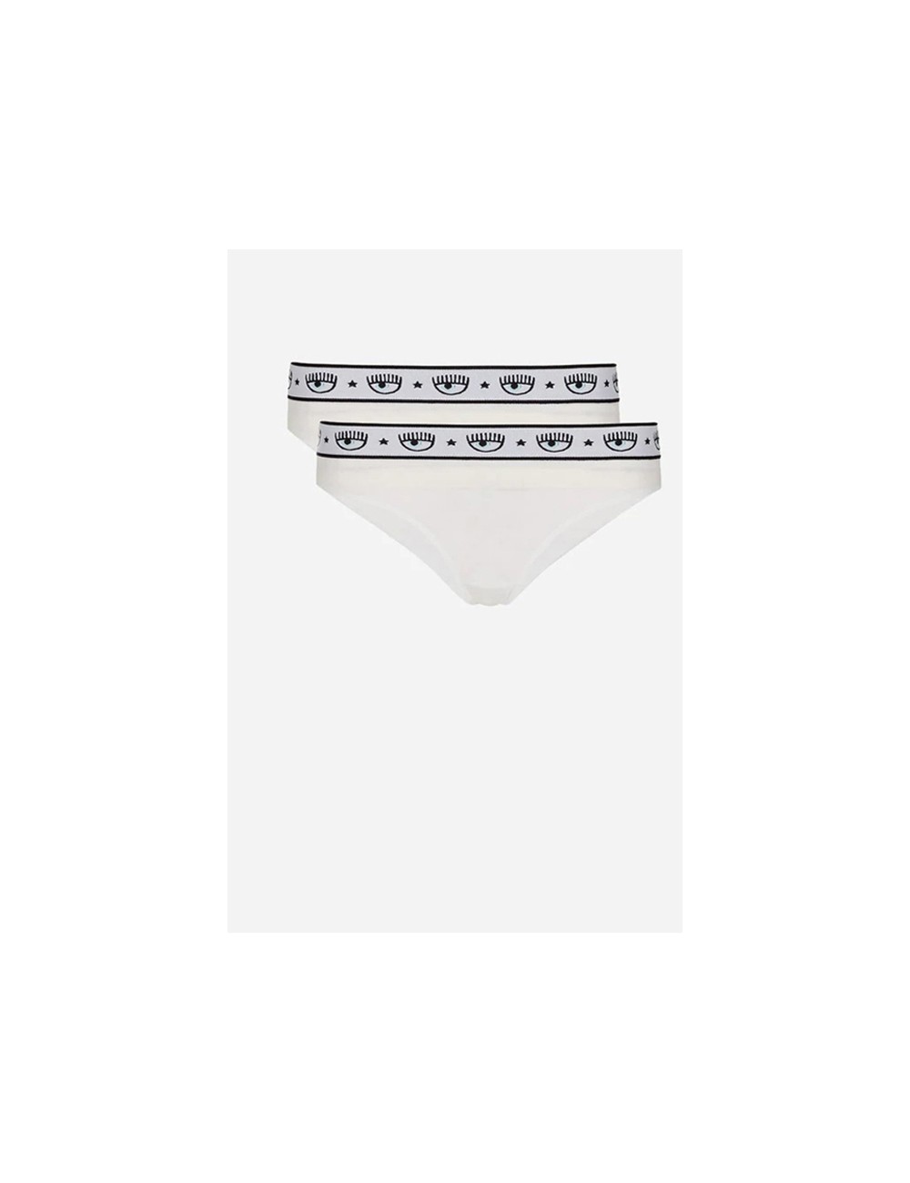 Chiaraferragni - slip brasiliano bipack logomania 4704 3224 0001 bianco Chiaraferragni - slip brasiliano bipack logomania 4704 3224 0001 bianco