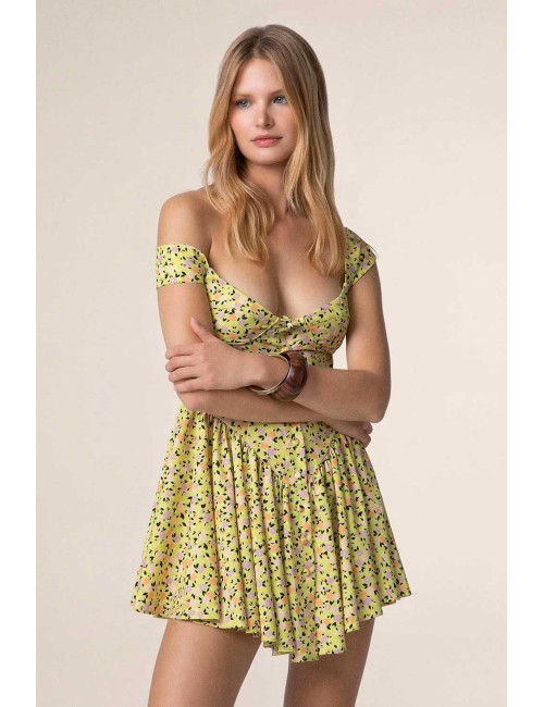 Mefui - vestito corto fantasia mf25-0217x09