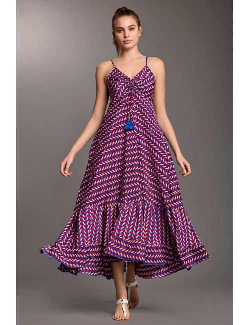 Abito serena strappy maxi ic25-125