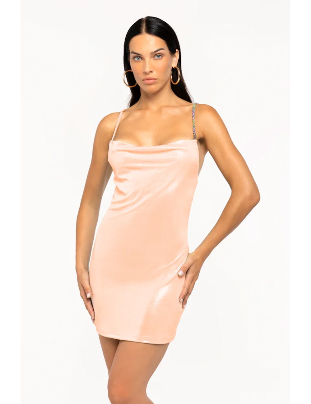 4giveness - abito corto pretty tricolor fgcw3756 049 cipria 4giveness - abito corto pretty tricolor fgcw3756 049 cipria