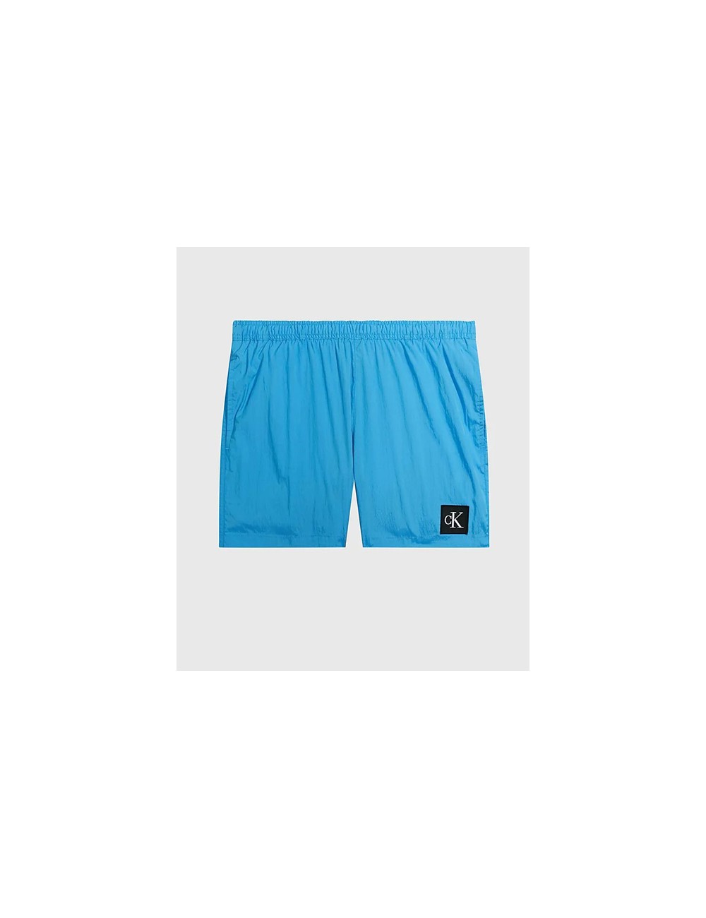 Ck - pantaloncini da bagno con cordoncino medio - ck nylon km0km00819-cy0 blue crush Ck - pantaloncini da bagno con cordoncino medio - ck nylon km0km00819-cy0 blue crush