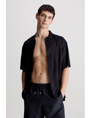 Camicia da spiaggia - ck meta legacy km0km00965-beh nero