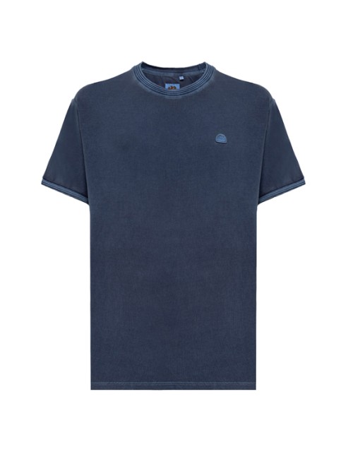 Sundek - t-shirt girocollo dey m038tej78tc 007 blu
