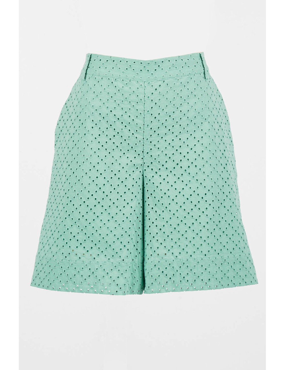 Bermuda in cotone pizzo macramè 251lm2vbb 12361 green marine Bermuda in cotone pizzo macramè 251lm2vbb 12361 green marine