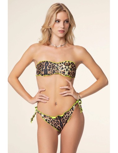 Effek - bikini fascia con slip regolabile fantasia  fk25-0521x24
