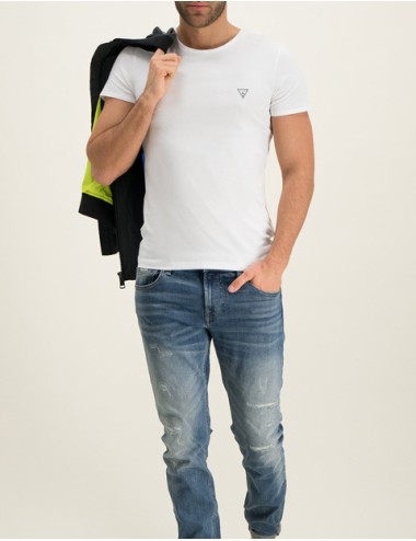 Set 2 t-shirt uomo u97g02 jr003 a009 bianco