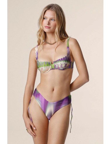 Mefui - bikini con ferretto e slip  americano coprente fantasia mf25-0441x21