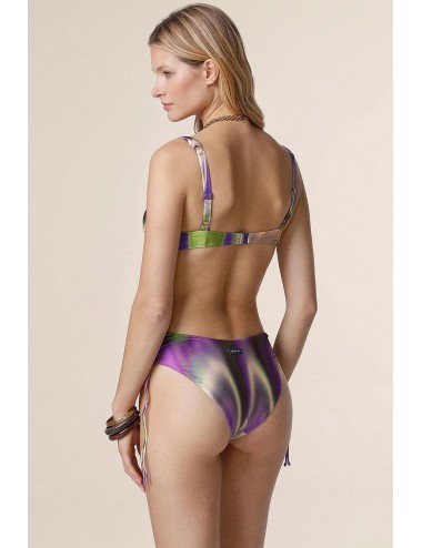 Mefui - bikini con ferretto e slip  americano coprente fantasia mf25-0441x21