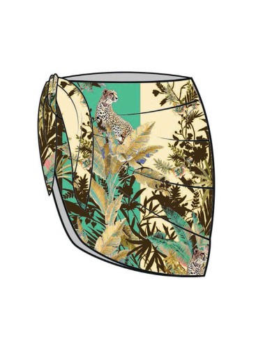 Miss bikini - camicia caftano taglio uomo con cintura v5015d vik075n ghtu