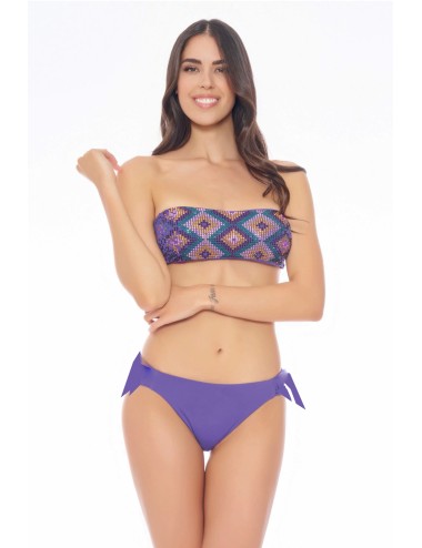 Miss bikini - bikini fascia full strass e slip lady fiocchi v5019s fantastique dreams fauv