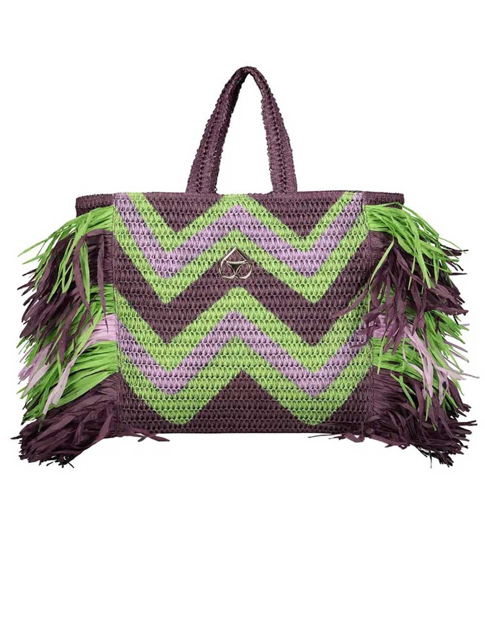 Miss bikini - borsa mare con frange colorate v5005a tex mix vizi Miss bikini - borsa mare con frange colorate v5005a tex mix vizi