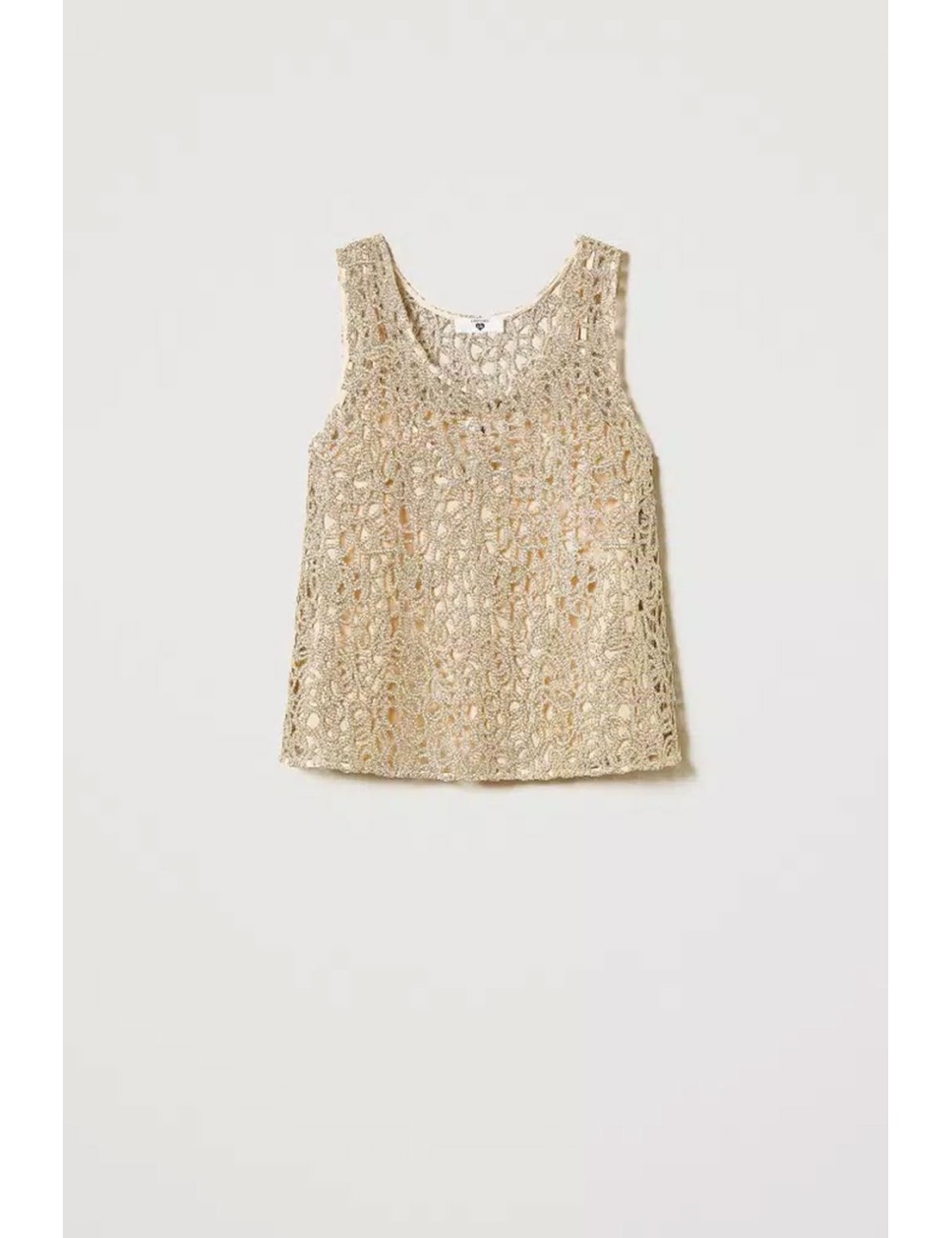 Top crochet lamé 251lb2paa 12251 +++