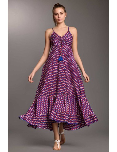 Abito serena strappy maxi ic25-125
