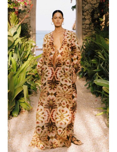 Abito naomi.et/i ikat khaki 002