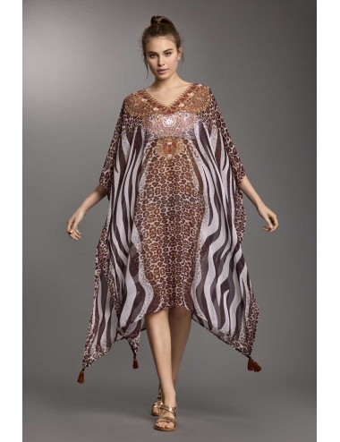 Iconique - poncho fuego ic25-142 multicolor