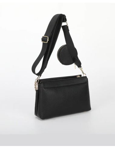 Mimi muà - borsa a tracolla condettaglio appeso m8-j201260 nero