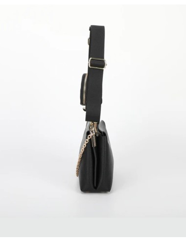 Mimi muà - borsa a tracolla condettaglio appeso m8-j201260 nero