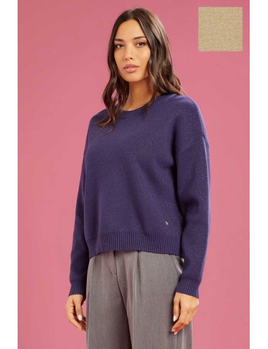 Fresh flower - girocollo c.inglese lurex ff673 naturale