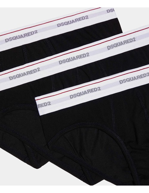 Dsquared - slip tri pack dcx610040 001 nero