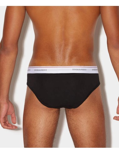 Dsquared - slip tri pack dcx610040 001 nero
