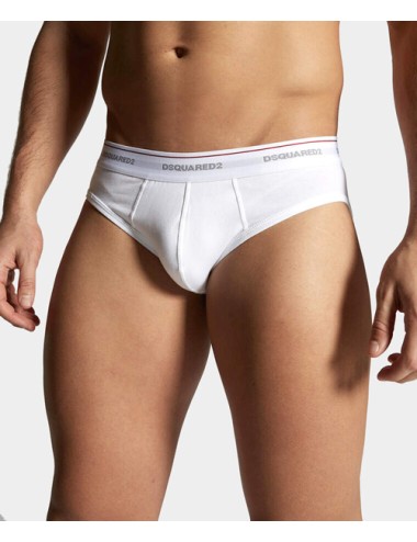 Dsquared - slip tri pack dcx610040 100 bianco