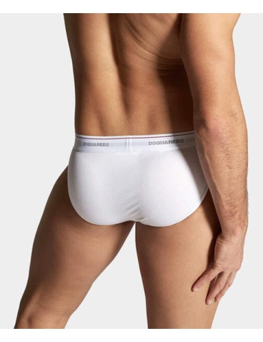 Dsquared - slip tri pack dcx610040 100 bianco