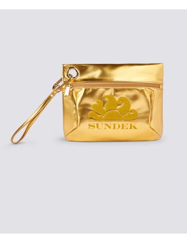 Pochette laminata con logo aw416abpula 101la gold