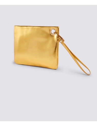 Pochette laminata con logo aw416abpula 101la gold