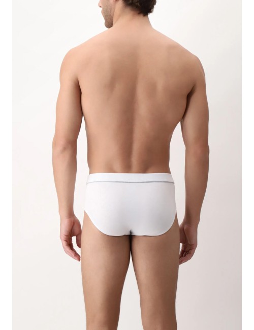 Cagi - slip in cotone elasticizzato in action vcat01810 bianco