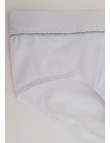 Cagi - slip in cotone elasticizzato in action vcat01810 bianco
