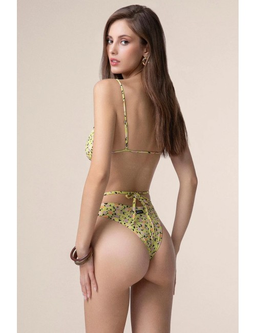Mefui - bikini triangolo con slip fisso fantasia mf25-0210x09