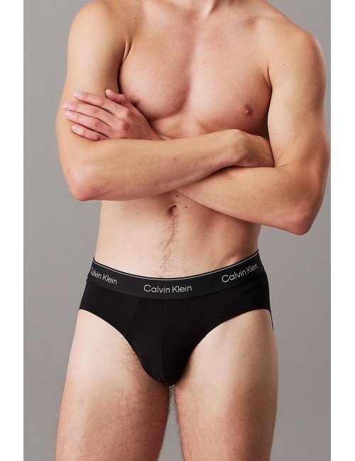 Ck - slip in confezione da 3 - icon cotton stretch lv00nb4388-tm6