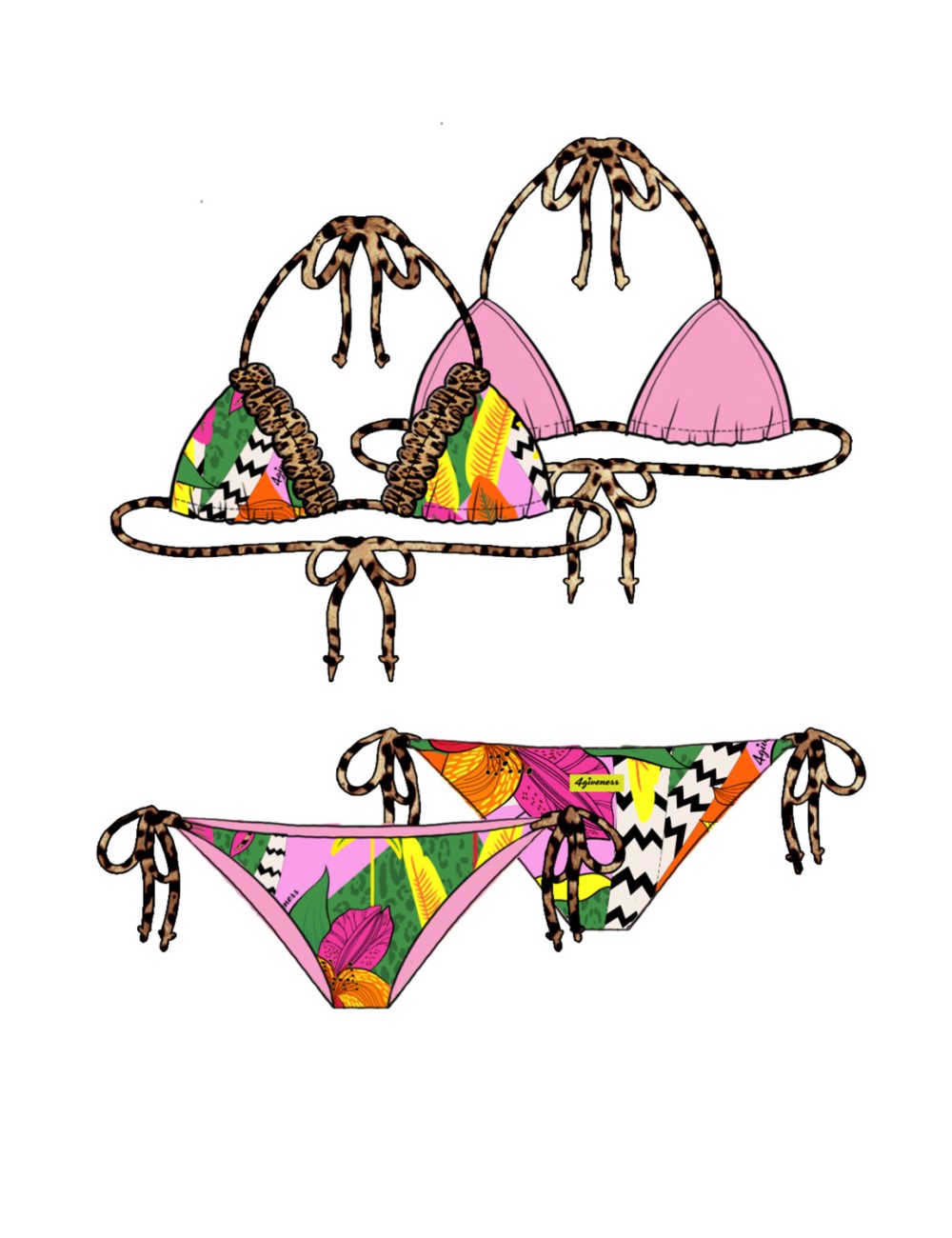 Bikini girl triangolo e slip fasano feel 125gbwbk5257 200