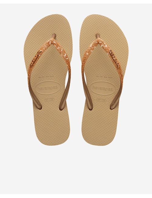 Slim glitter ii sand/golden light metallic 4146975.9177 i25