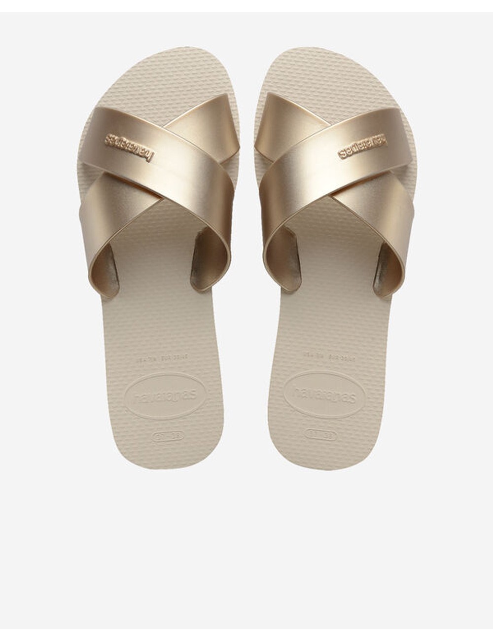 Aqua slide metallic beige 4148866.0121 f80