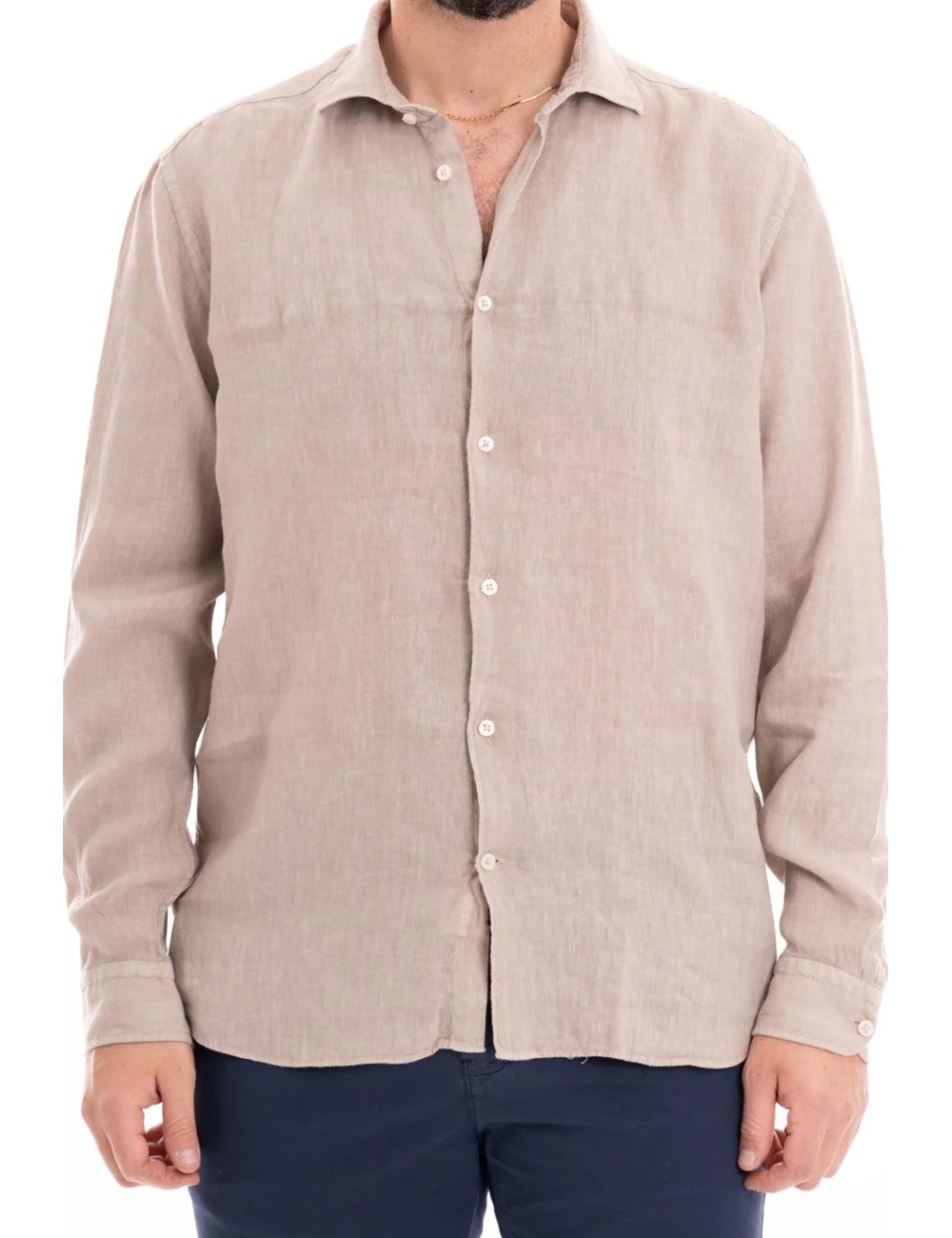 Mastricamicia-camicia in lino fr069 mc309 02 luca corda