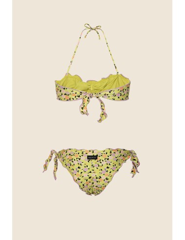 Bikini fascia con slip regolabile fantasia 1511-x09