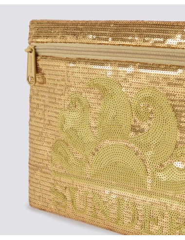 Cher - pochette con paillettes gold aw912abpa400 10101