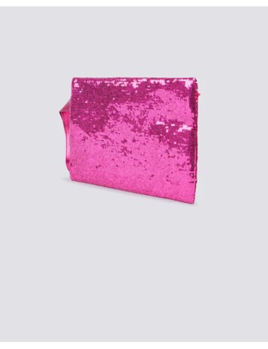 Cher - pochette con paillettes shocking pink aw912abpa400 86701