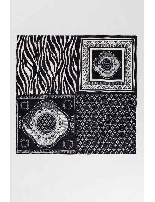 Twinset - kefia bic. nero/off white 252li4bff 02714