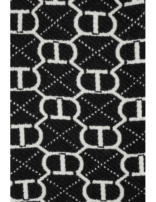 Twinset - stola bic. off white/nero 252li4bjj 02722